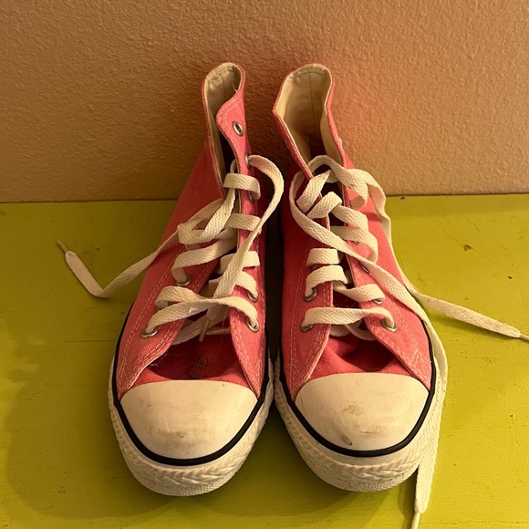 Converse Shoes Pink High Top Converse All Stars Sneakers Women Size
